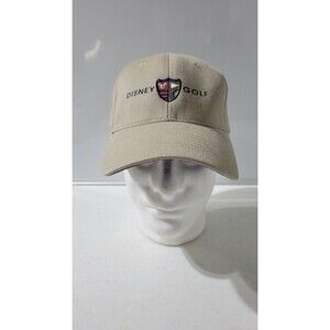 Vintage Disney Golf Fit Golf Hat Beige NWT